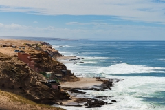 Village en bord des falaises